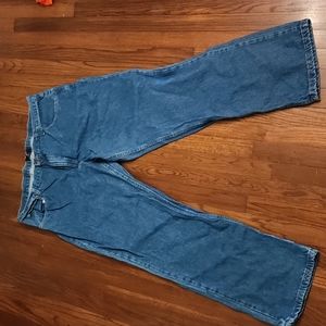 Men's Big and Tall blue jeans